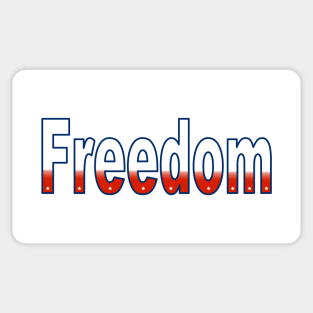 Freedom - USA Sticker